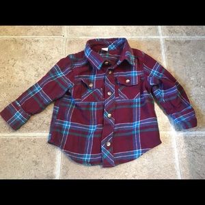 Adorable Toddler Flannel Shirt